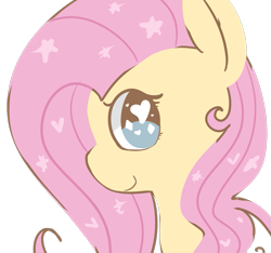 Size: 965x905 | Tagged: safe, artist:pegacornss, fluttershy, pegasus, pony, female, mare, profile, solo