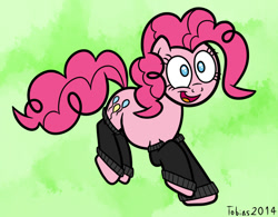 Size: 800x625 | Tagged: safe, artist:fakskis, pinkie pie, earth pony, pony, female, leg warmers, mare, pink coat, pink mane, solo