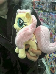 Size: 566x754 | Tagged: artist needed, safe, fluttershy, german, irl, official, photo, plushie