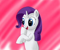 Size: 4073x3380 | Tagged: safe, artist:dash4700, rarity, pony, unicorn, simple background, solo, waving