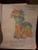 Size: 1200x1600 | Tagged: safe, artist:terminalhash, derpibooru import, rainbow dash, pegasus, pony, abuse, bound wings, chains, clothes, cuffs, dashabuse, graph paper, lined paper, prison outfit, prisoner rd, shackles, solo, traditional art