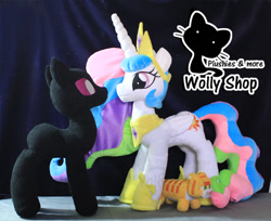 Size: 700x570 | Tagged: safe, artist:wolly, princess celestia, enderman, enderpony, irl, minecraft, photo, plushie