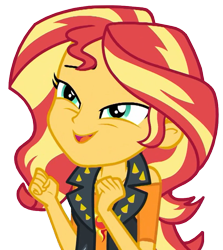 Size: 711x796 | Tagged: safe, sunset shimmer, a fine line, better together, equestria girls, clothes, solo