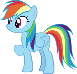 Size: 911x877 | Tagged: safe, alternate version, artist:frownfactory, derpibooru import, rainbow dash, pegasus, pony, top bolt, simple background, solo, transparent background, vector