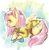 Size: 900x924 | Tagged: safe, artist:pikitsi, fluttershy, pegasus, pony, clothes, pajamas, solo