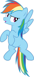 Size: 1088x2457 | Tagged: safe, artist:ponkus, derpibooru import, rainbow dash, pegasus, pony, keep calm and flutter on, female, mare, open mouth, simple background, solo, transparent background, vector