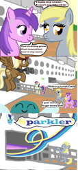 Size: 450x984 | Tagged: safe, amethyst star, bon bon, derpy hooves, soarin', sparkler, sweetie drops, parasprite, pegasus, pony, blank space, cruise, female, fix, mare, money shot, vocational death cruise