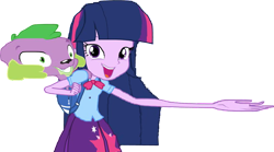 Size: 1234x687 | Tagged: safe, derpibooru import, spike, twilight sparkle, equestria girls, content-aware scale