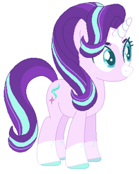 Size: 324x403 | Tagged: safe, artist:s1nb0y, starlight glimmer, pony, alternate design, base used, coat markings, simple background, solo, white background