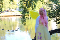Size: 3088x2056 | Tagged: safe, artist:sewingintherain, fluttershy, human, cosplay, irl, irl human, photo, solo