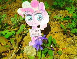 Size: 940x721 | Tagged: safe, artist:danadyu, pinkie pie, earth pony, pony, jumped-out-pinkieanswers, paper child, solo