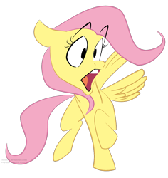Size: 1324x1400 | Tagged: safe, artist:themarquisofdorks, fluttershy, pegasus, pony, female, mare, pink mane, solo, yellow coat