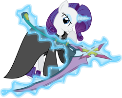 Size: 7984x6392 | Tagged: safe, artist:jackos92, rarity, pony, unicorn, absurd resolution, kingdom hearts, marluxia, organization xiii, simple background, transparent background, vector