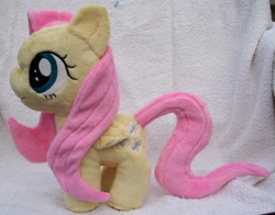 Size: 2502x1962 | Tagged: safe, artist:pinkamoone, fluttershy, filly, irl, photo, plushie