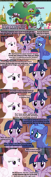 Size: 1120x3810 | Tagged: safe, artist:beavernator, princess celestia, princess luna, twilight sparkle, twilight sparkle (alicorn), alicorn, pony, comic:end of a generation, cewestia, comic, cute, female, filly, golden oaks library, mare, woona