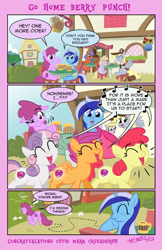 Size: 792x1224 | Tagged: safe, artist:henbe, apple bloom, berry punch, berryshine, derpy hooves, dinky hooves, minuette, scootaloo, sweetie belle, pegasus, pony, crusaders of the lost mark, adorabloom, comic, cute, cutealoo, cutie mark, cutie mark crusaders, derpabetes, diasweetes, dinkabetes, drunk, drunk bubbles, female, filly, floppy ears, hat, mailmare hat, mare, minubetes, singing, song reference, the cmc's cutie marks, we'll make our mark