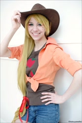 Size: 1873x2796 | Tagged: safe, applejack, human, cosplay, irl, irl human, photo, solo