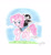 Size: 859x930 | Tagged: safe, artist:teslamarcia, pinkie pie, earth pony, pony, dan, dan vs, humans riding ponies, riding