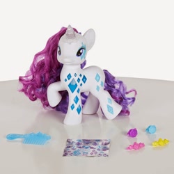 Size: 960x960 | Tagged: safe, rarity, pony, unicorn, female, glamour, horn, mare, official, solo, toy