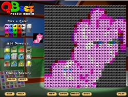 Size: 799x604 | Tagged: safe, pinkie pie, earth pony, pony, female, mare, pink coat, pink mane, qbeez 2, solo, video game