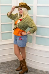 Size: 667x1000 | Tagged: safe, applejack, human, cosplay, irl, irl human, photo, solo