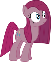 Size: 2663x3227 | Tagged: safe, artist:j5a4, pinkie pie, earth pony, pony, cute, cuteamena, pinkamena diane pie, simple background, solo, transparent background, vector