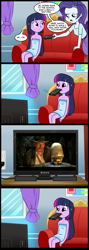 Size: 713x2000 | Tagged: safe, derpibooru import, rarity, twilight sparkle, equestria girls, exploitable meme, indiana jones, meme, obligatory pony, tv meme