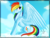 Size: 1600x1200 | Tagged: safe, artist:sevenada, derpibooru import, rainbow dash, pegasus, pony, looking at you, solo