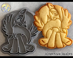 Size: 1000x800 | Tagged: safe, artist:crimson-mane, derpy hooves, pegasus, pony, 3d print, cookie, cookie cutter, female, mare, photo
