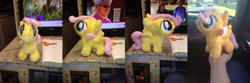 Size: 2879x960 | Tagged: safe, artist:judhudson, fluttershy, filly, irl, photo, plushie