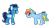 Size: 1139x607 | Tagged: safe, artist:celinesparkle, derpibooru import, glide, rainbow blitz, rainbow dash, soarin', pegasus, pony, blushing, female, glideblitz, male, rule 63, shipping, soarindash, straight, wonderbolts uniform