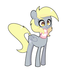 Size: 1280x1280 | Tagged: safe, artist:turtlefarminguy, derpy hooves, pegasus, pony, clothes, commission, female, mare, scarf, simple background, solo