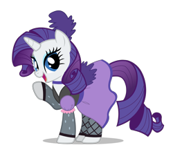 Size: 2800x2500 | Tagged: safe, artist:mixermike622, rarity, pony, unicorn, clothes, dress, saloon dress, solo