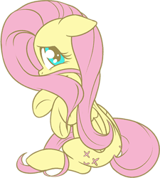 Size: 443x492 | Tagged: safe, artist:stoic5, fluttershy, pegasus, pony, cute, female, looking at you, mare, shy, shyabetes, simple background, solo, transparent background