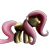 Size: 1024x1024 | Tagged: safe, artist:drakmire, fluttershy, pegasus, pony, female, mare, pink mane, solo, yellow coat