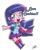 Size: 629x796 | Tagged: safe, artist:the-butch-x, derpibooru import, twilight sparkle, equestria girls, chibi, clothes, cute, skirt, solo