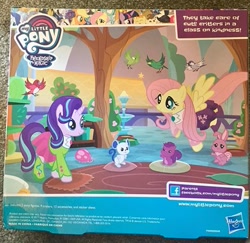 Size: 493x480 | Tagged: safe, fluttershy, starlight glimmer, pegasus, pony, unicorn, season 8, spoiler:s08, animal, clothes, dress, merchandise, official, toy