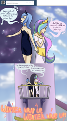 Size: 1280x2303 | Tagged: safe, artist:7nights, princess celestia, princess luna, human, ask, ask human luna, comic, humanized, tumblr