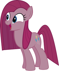 Size: 2637x3194 | Tagged: safe, artist:j5a4, pinkie pie, earth pony, pony, pinkamena diane pie, simple background, solo, transparent background, vector