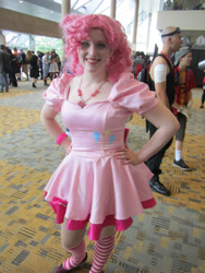 Size: 1944x2592 | Tagged: safe, artist:seibatooth, pinkie pie, human, cosplay, irl, irl human, photo