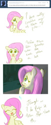 Size: 654x1595 | Tagged: safe, artist:askumfluttershy, fluttershy, pegasus, pony, ask, ask fluttershy, comic, solo, tumblr