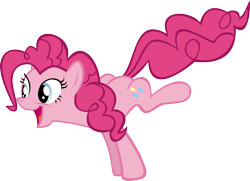 Size: 1200x870 | Tagged: safe, artist:cwossie, pinkie pie, earth pony, pony, simple background, solo, transparent background, vector