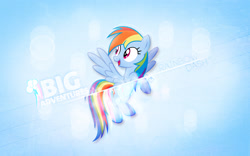 Size: 2560x1600 | Tagged: safe, artist:kibbiethegreat, artist:kysss90, derpibooru import, rainbow dash, pegasus, pony, cutie mark, lens flare, vector, wallpaper