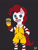 Size: 1200x1600 | Tagged: safe, artist:raphiz, pinkie pie, earth pony, pony, mcdonald's, ronald mcdonald, solo