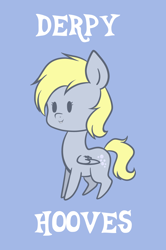 Size: 1276x1920 | Tagged: safe, artist:pinipy, derpy hooves, pegasus, pony, female, mare, poster, solo, underp