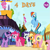 Size: 549x549 | Tagged: safe, applejack, fluttershy, pinkie pie, rarity, twilight sparkle, twilight sparkle (alicorn), alicorn, earth pony, pegasus, pony, unicorn, princess twilight sparkle (episode), season 4, bedroom eyes, countdown, female, hub logo, mare