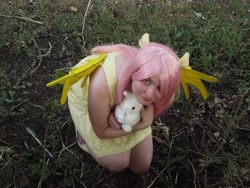 Size: 1280x960 | Tagged: safe, artist:whiscashgirl, fluttershy, human, cosplay, irl, irl human, photo, solo