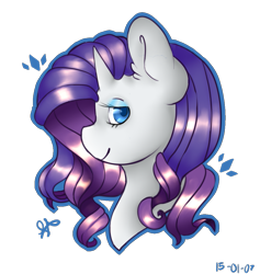 Size: 1017x1073 | Tagged: safe, artist:bix-bite, rarity, pony, unicorn, female, horn, mare, solo, white coat