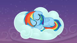 Size: 12000x6750 | Tagged: safe, artist:imageconstructor, derpibooru import, rainbow dash, pegasus, pony, .svg available, absurd resolution, cloud, cute, dashabetes, eyes closed, filly, filly rainbow dash, floppy ears, heart, night, on side, sleeping, smiling, solo, stars, vector