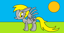 Size: 1202x631 | Tagged: safe, artist:killerbug2357, derpy hooves, pegasus, pony, 1000 hours in ms paint, female, mare, ms paint, solo